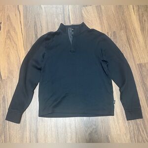 Hugo Boss Men's Black Zip-Up Sweater Regular Fit